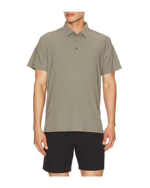 Rhone Green Regatta Pique Polo for men