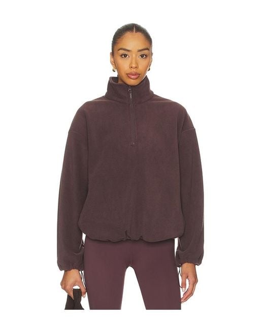 WellBeing + BeingWell Purple Fremont Half Zip Jacket