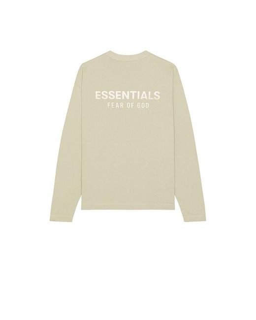 Fear Of God Natural Classic Fit Long Sleeve Tee for men