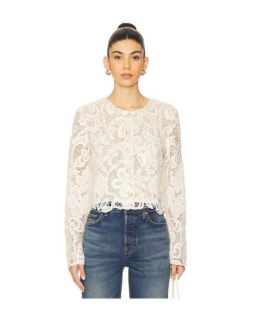 Ulla Johnson Blue Caris Jacket