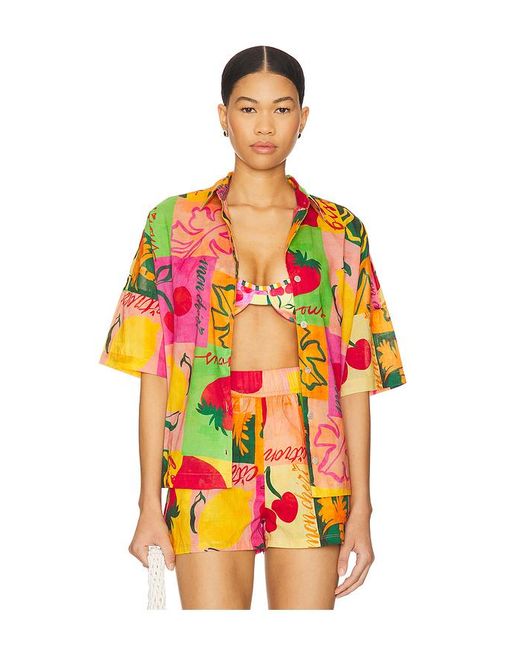 Beach Riot Naida トップ Orange