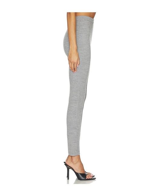 Balmain Gray Zipped Legging
