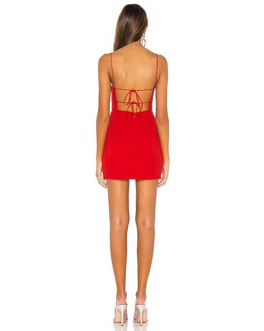 superdown Red Dixie Backless Dress