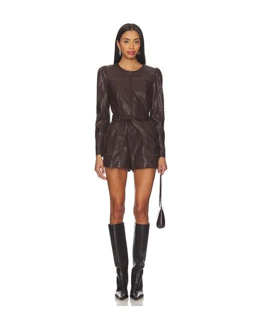 Saylor Black Lora Romper