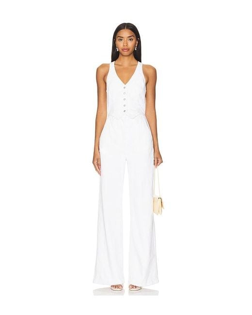 Amanda Uprichard White X Revolve Ethan Jumpsuit