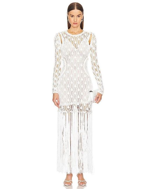 AKNVAS White Willow Crochet Gown