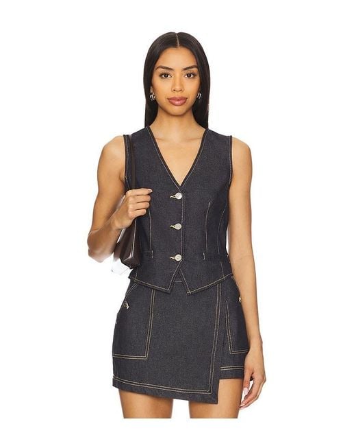 Steve Madden Blue Selene Vest