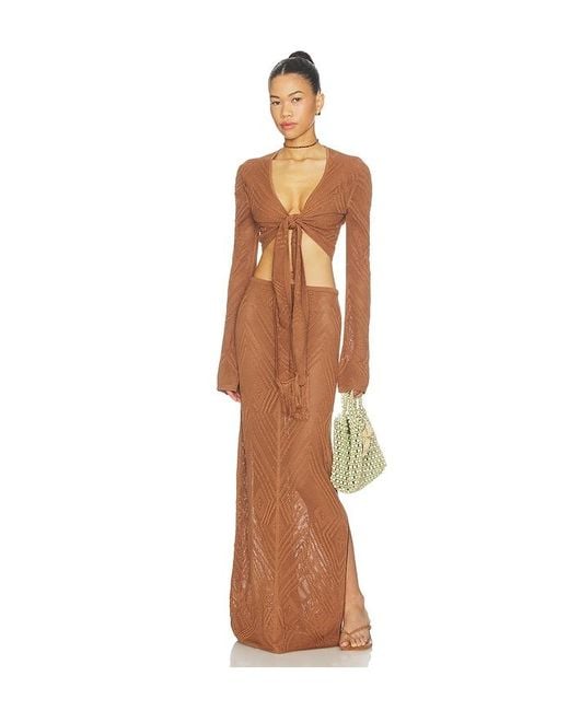 Devon Windsor Brown Bluse Vale
