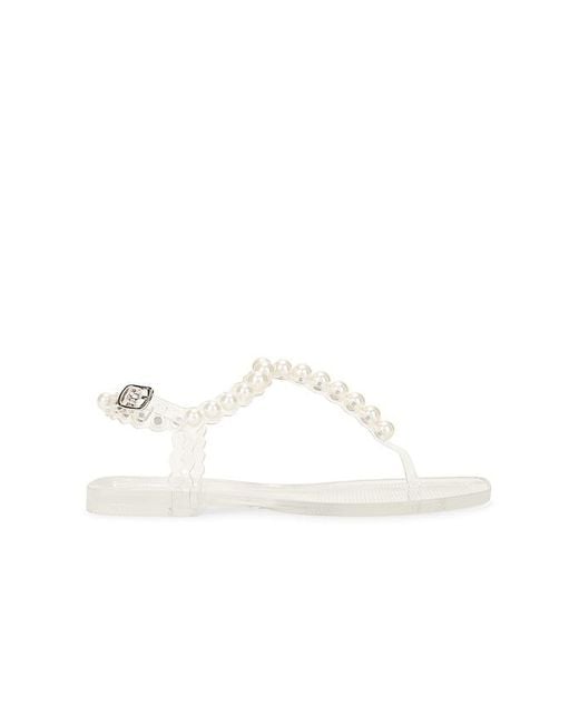 Jeffrey Campbell White Pearlesque Sandal