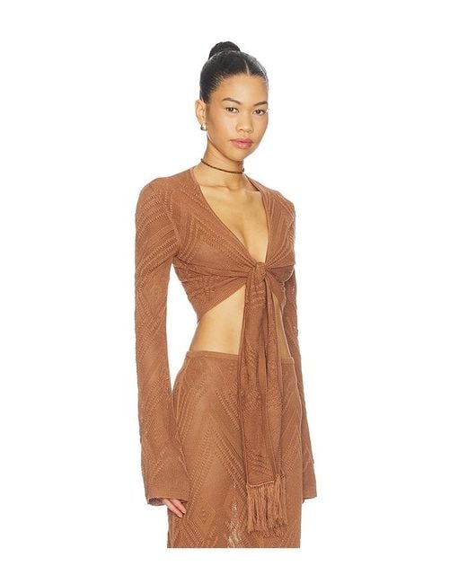 Devon Windsor Brown Bluse Vale