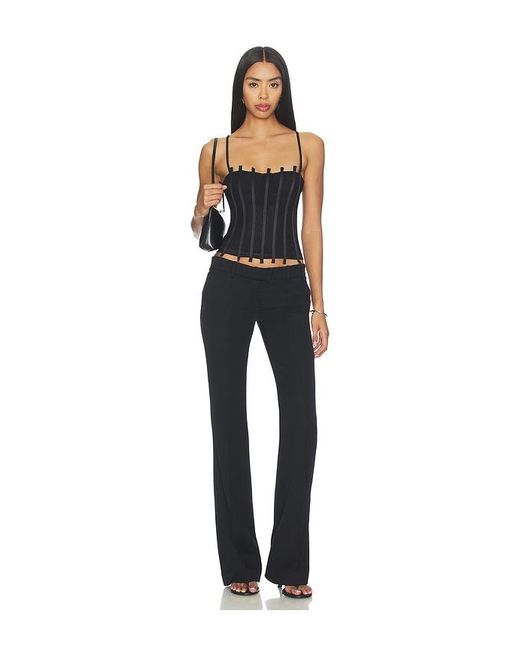 Miaou Black Lila Corset