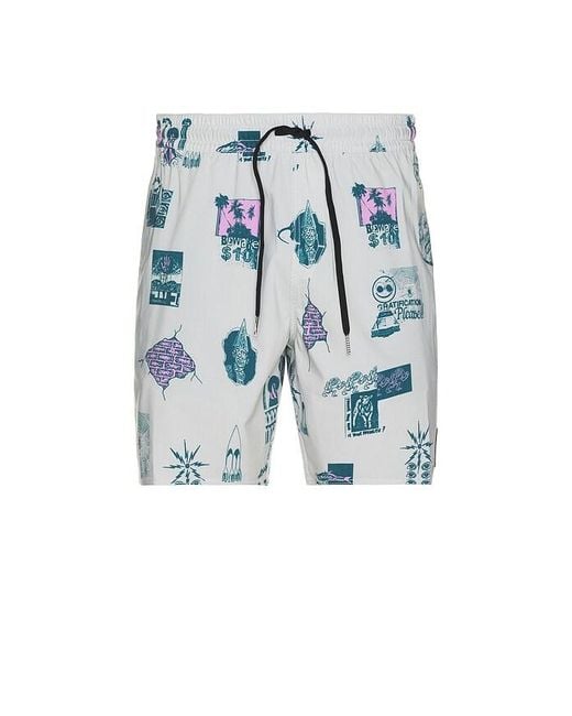 メンズ Volcom Psyche スイムトランクス Blue