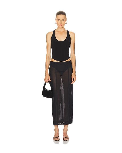 Camila Coelho Black Graciela Top