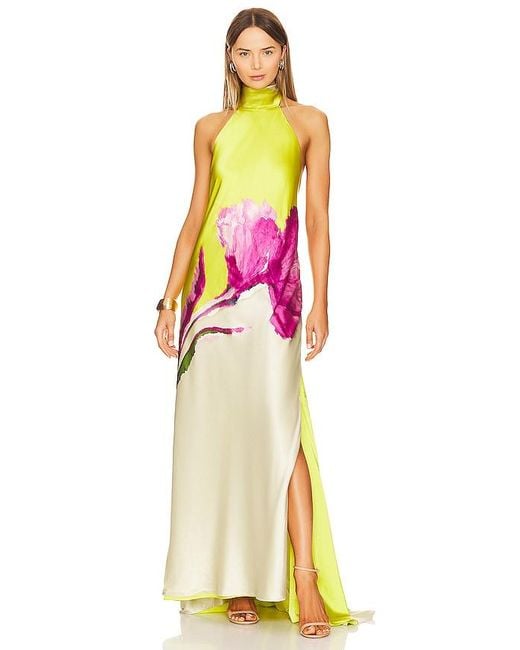 Silvia Tcherassi Yellow Sherry Gown