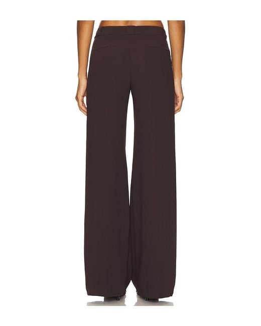 Amanda Uprichard Brown X Revolve Saddler Pants
