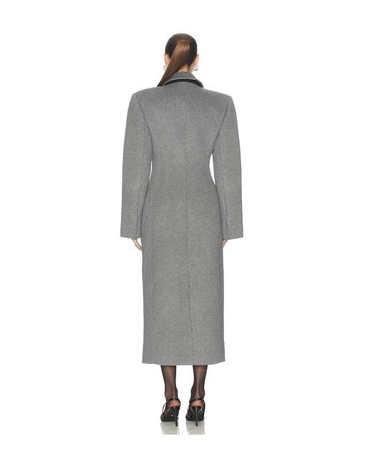 Camila Coelho Gray Mariela Coat