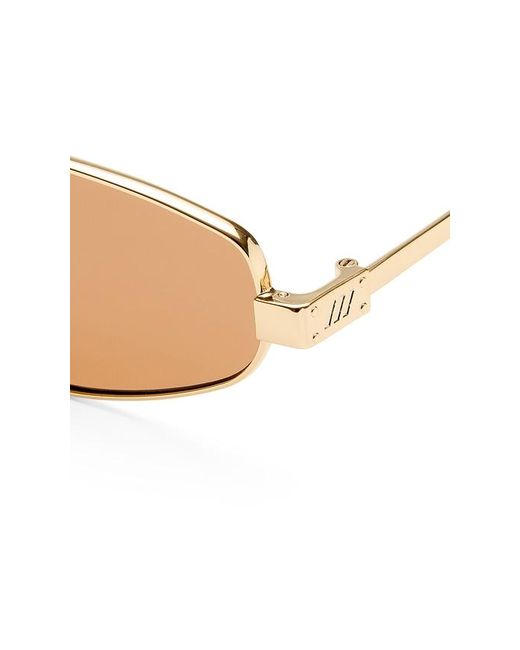 Le Specs Metallic Treasure Sunglasses