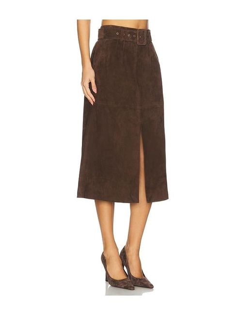 Veronica Beard Brown Alexie Skirt