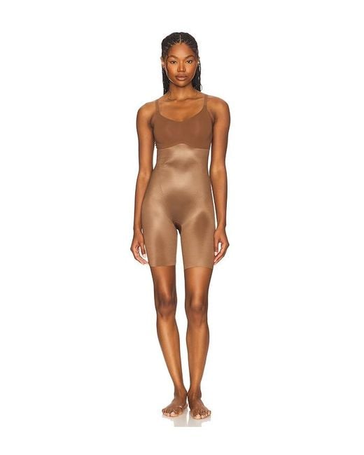 Spanx Multicolor Shape Invisible Shaping Closed Bust Mid-Thigh Bodysuit