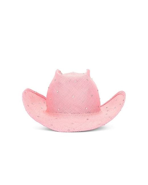 Gladys Tamez Millinery Pink Gene Cowboy Hat