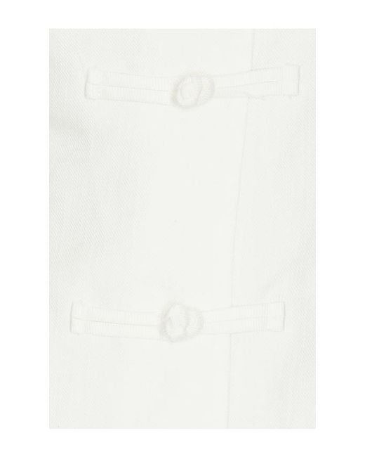 ALIGNE White Jennie Linen Mix Dress