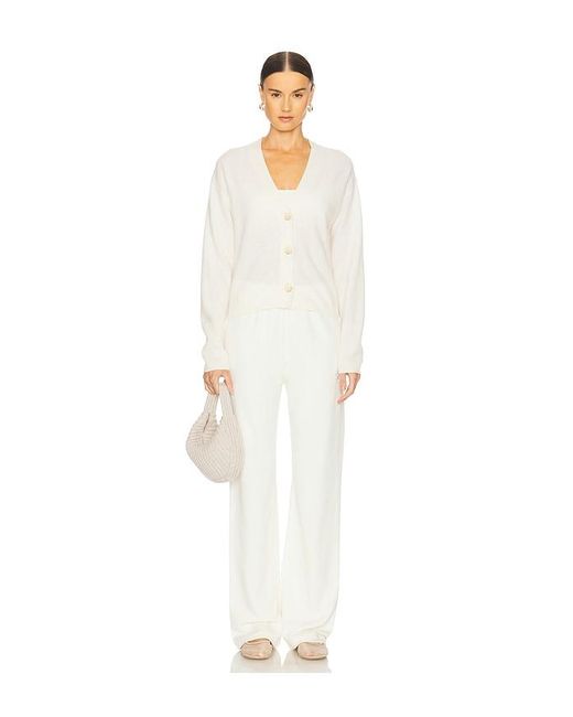 ÉTERNE White Straight Leg Sweatpant