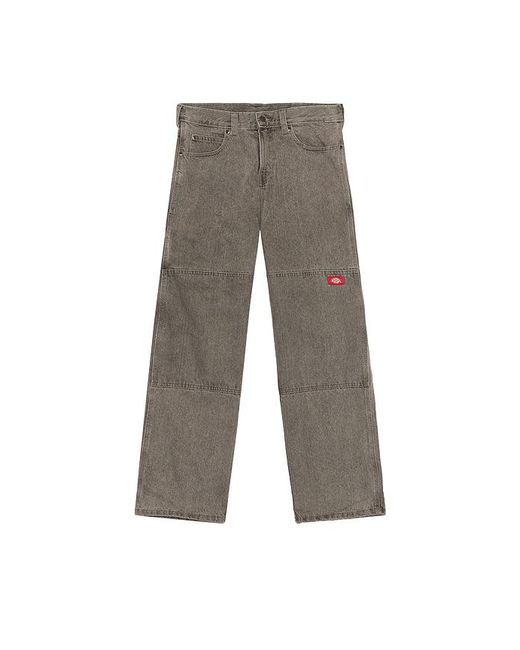 Dickies Gray Loose Straight Double Knee Jean for men