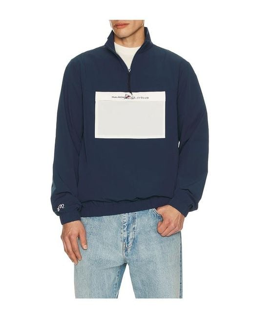 Malbon Blue Cypress Yacht Club Anorak for men
