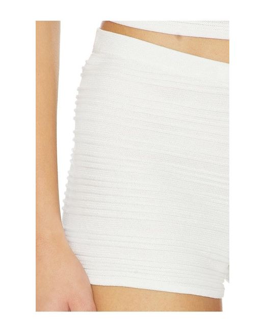 Kapri White Maria Shorts