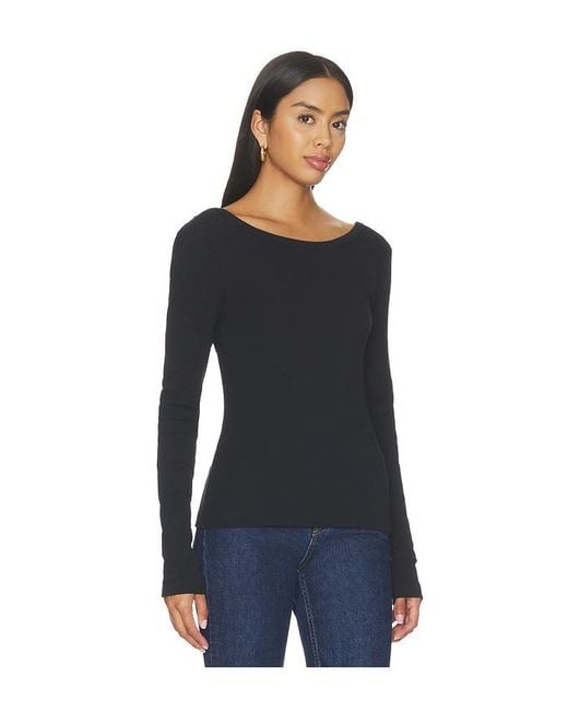 Closed Blue Deep Back Longsleeve