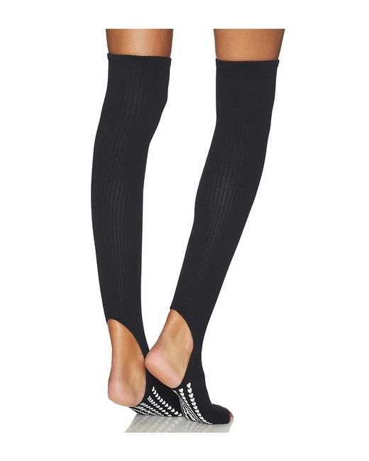WellBeing + BeingWell Black Grip Legwarmer