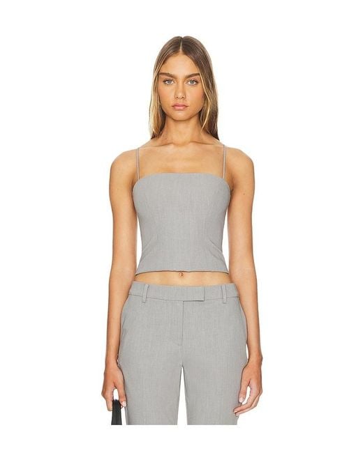 Lovers + Friends Gray Jones Top