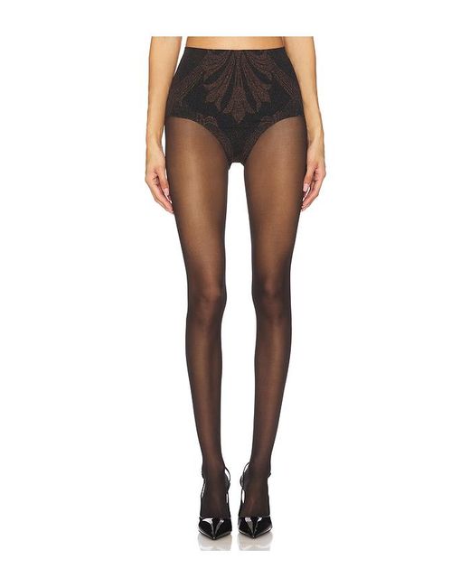 Wolford Black X Etro Metallic Jacquard Shorts