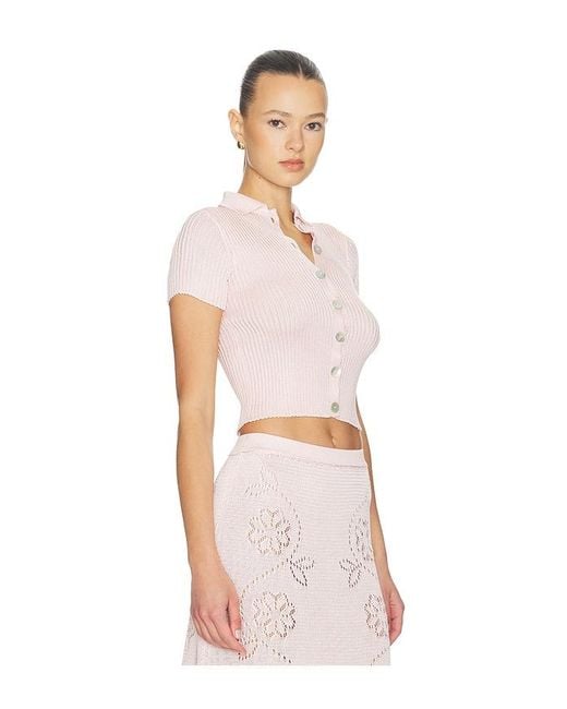 Calle Del Mar Multicolor Short Sleeve Cardigan