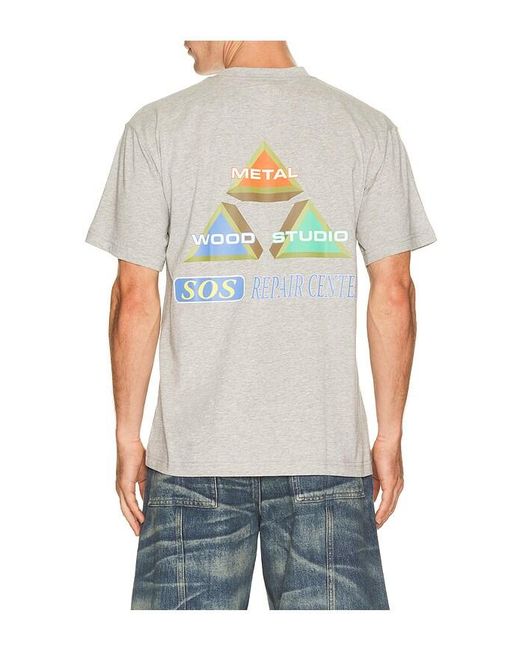 METALWOOD STUDIO Gray King Of The Greens T-Shirt for men