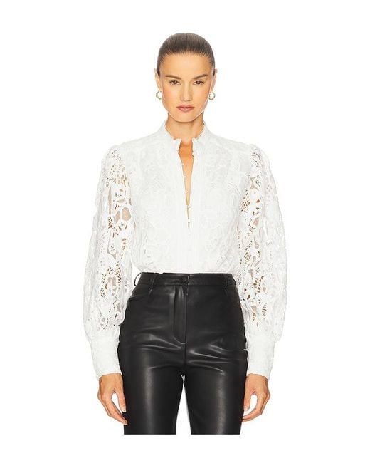Bardot White Remy Lace Bodysuit