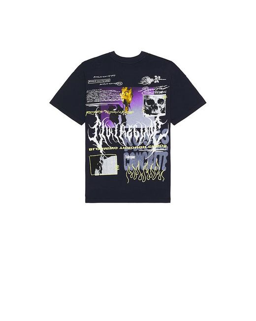 Civil Regime Blue Watch Us Burn Oversized Tee for men