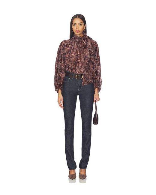 L'Agence Red 'Agence Oversize-Bluse Rhett