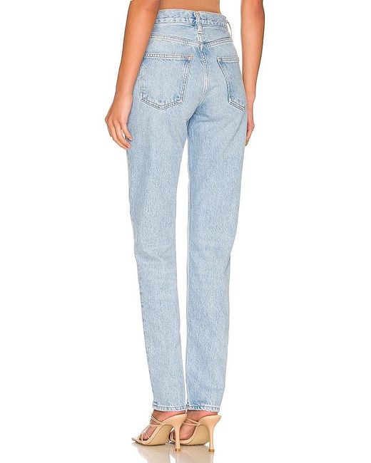 Agolde Blue Lyle Low Rise Slim