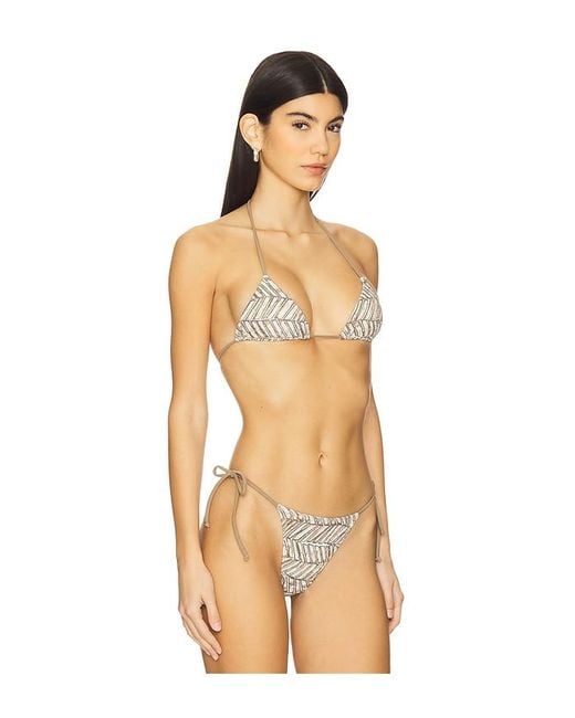 Free People Orange X Revolve X Free-Est Printed Michelle Triangle Top