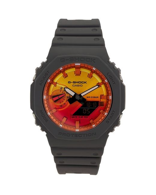 メンズ G-Shock Ga2100Fl Series Watch Orange