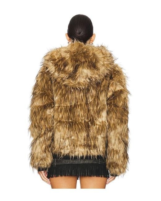 Jaded London Multicolor Mendoza Faux Fur Jacket