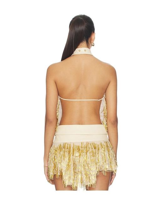 CULTNAKED Yellow Copacabana Top