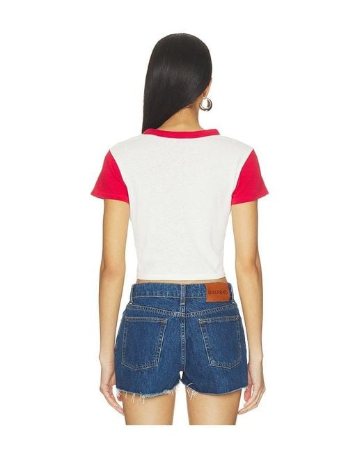 KENZO Blue Jumping Tiger Cropped T-Shirt