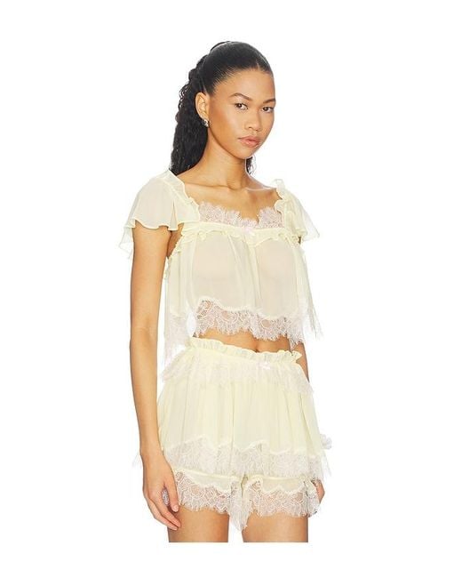Chante Top En. Taille Also En M, S, Xl, Xs For Love & Lemons en coloris Natural