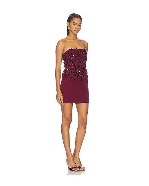 Lovers + Friends Red Berlant Sequin Mini Dress