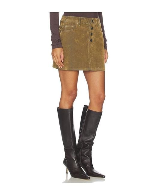 ALIGNE Multicolor Corrie Flok Mini Skirt