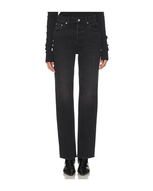 Pistola Black Cassie Petite Super High Rise Straight Jeans