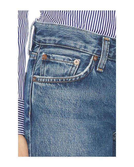 Agolde Blue Low Rise Boot Jeans