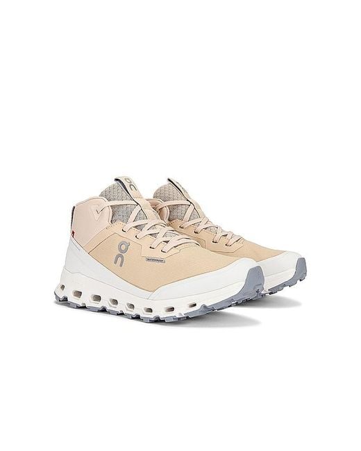 On Shoes Natural Cloudroam Waterproof Sneaker